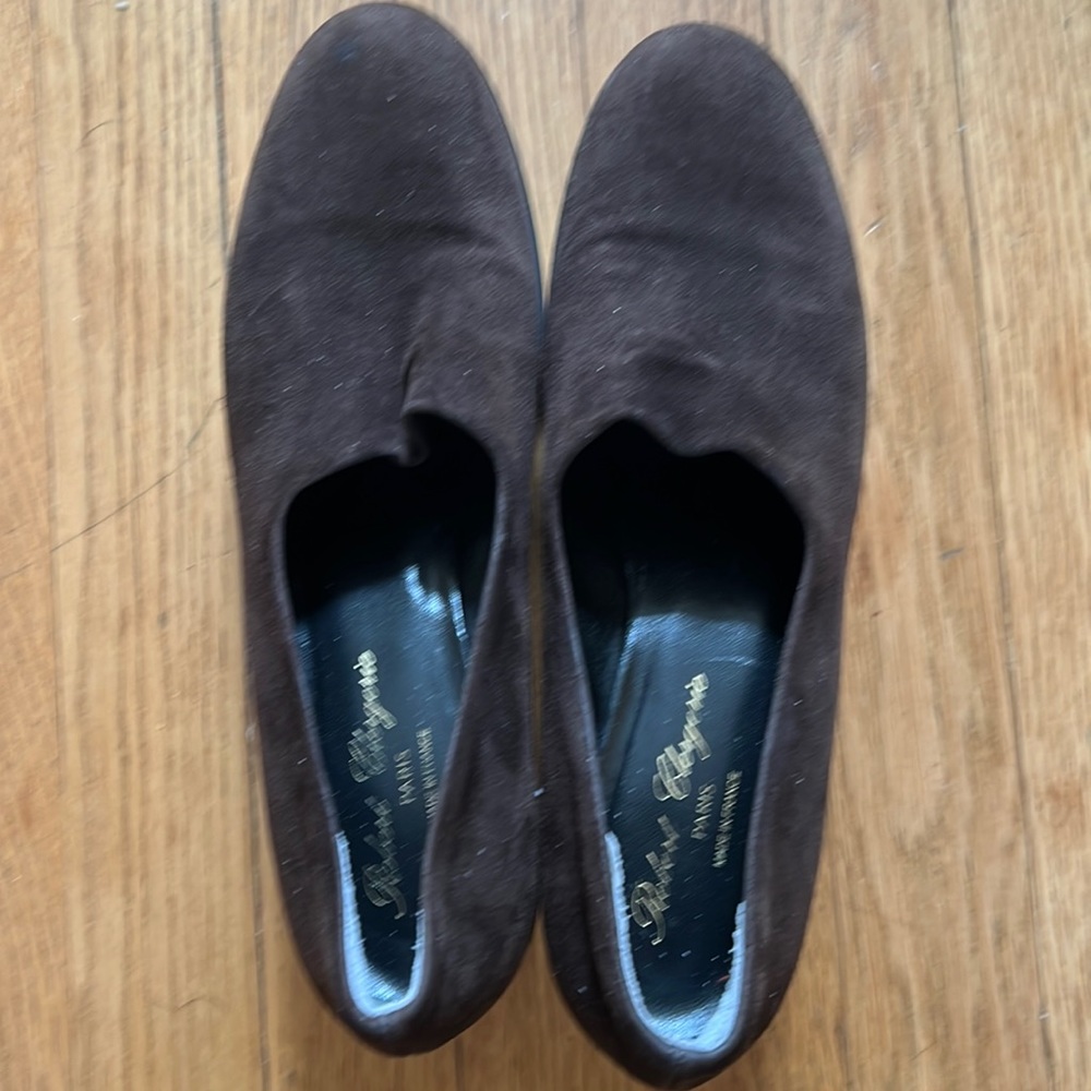 Beautiful Robert Clergerie Brown Suede Shoes made in France!